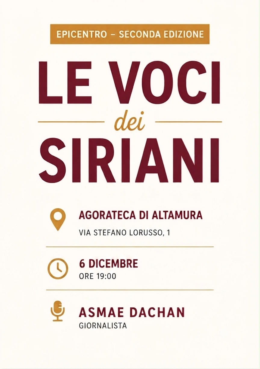 La voce dei siriani