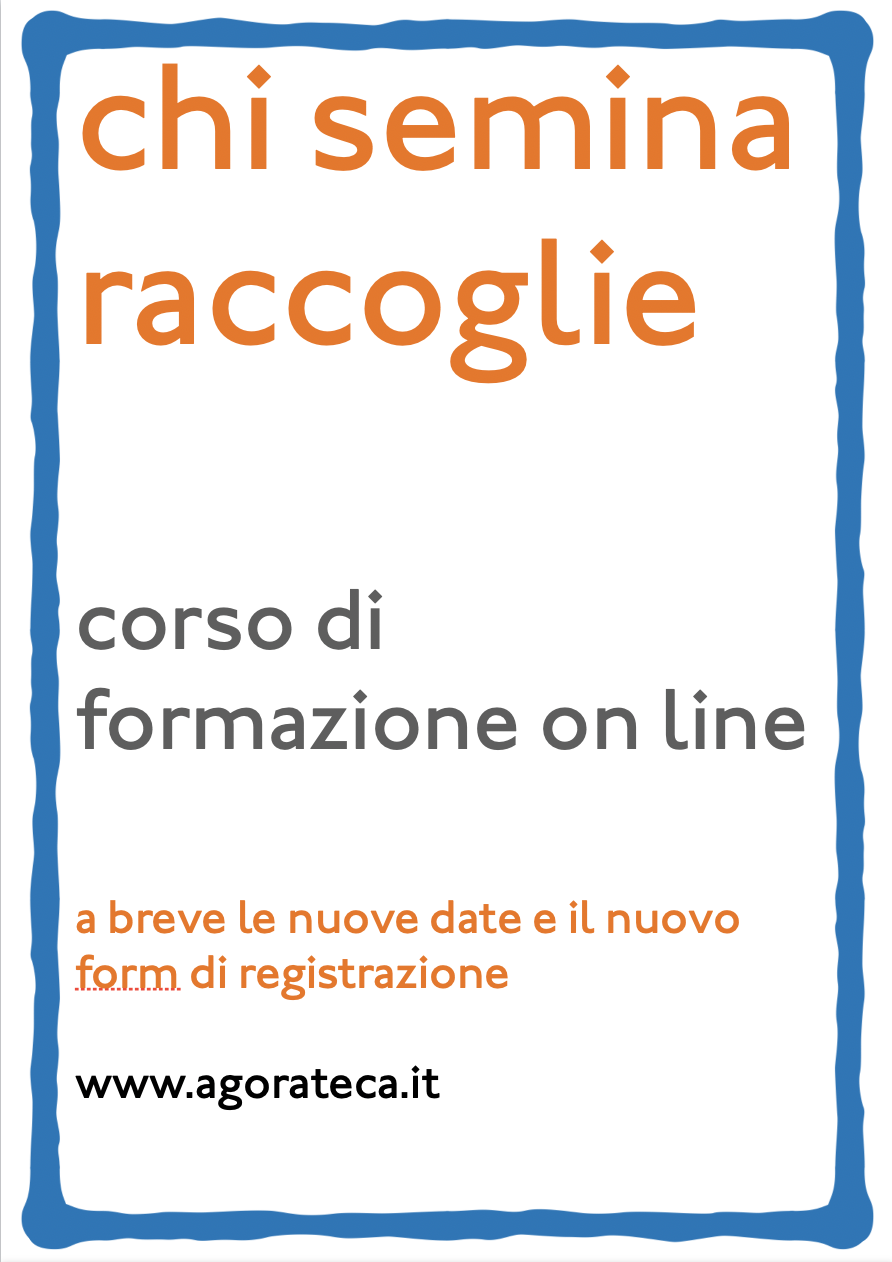 Chi seminna raccoglie formazione online
