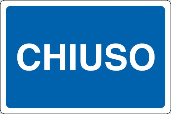 chiuso