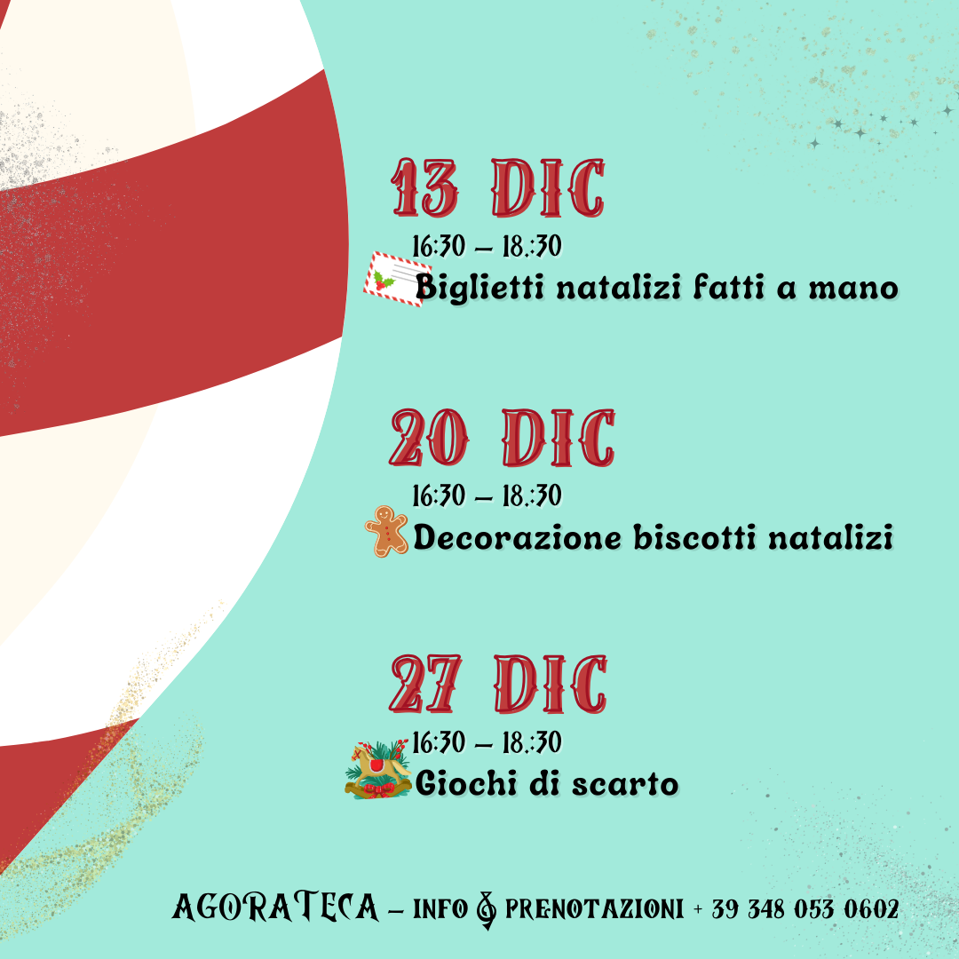 Laboratori Natalizi in Agorateca